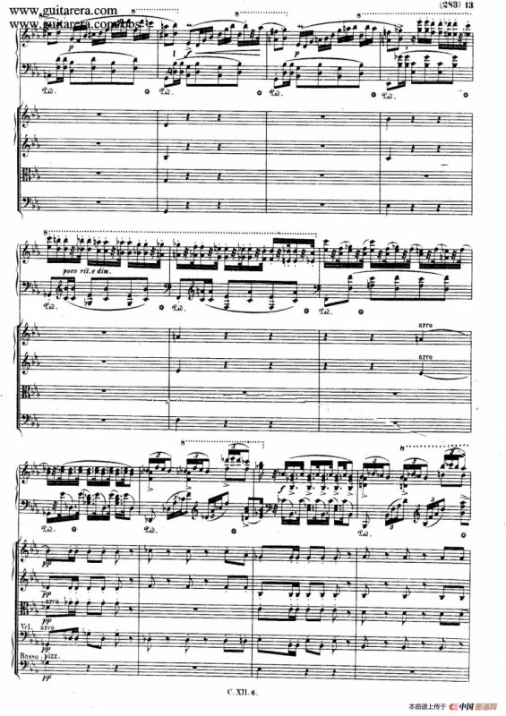 Grande Polonaise Brilliante Preceded by an Andante Spianato Op.22（平静的行板与华丽的波兰舞曲·总谱）