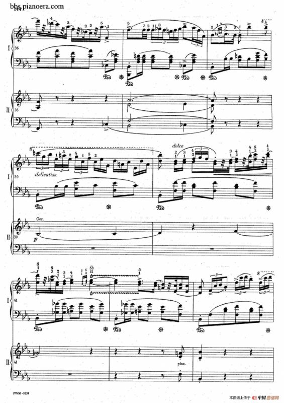 Grande Polonaise Brilliante Preceded by an Andante Spianato Op.22（平静的行板与华丽的波兰舞曲·双钢琴版）