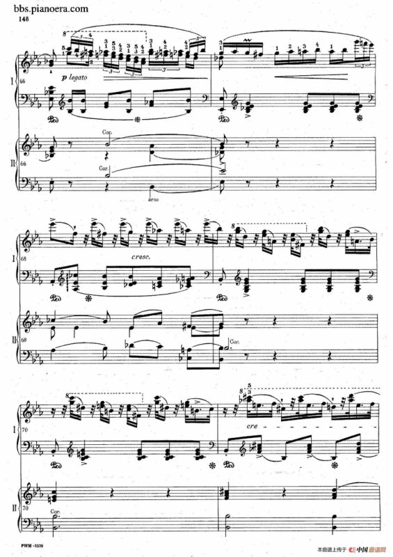 Grande Polonaise Brilliante Preceded by an Andante Spianato Op.22（平静的行板与华丽的波兰舞曲·双钢琴版）