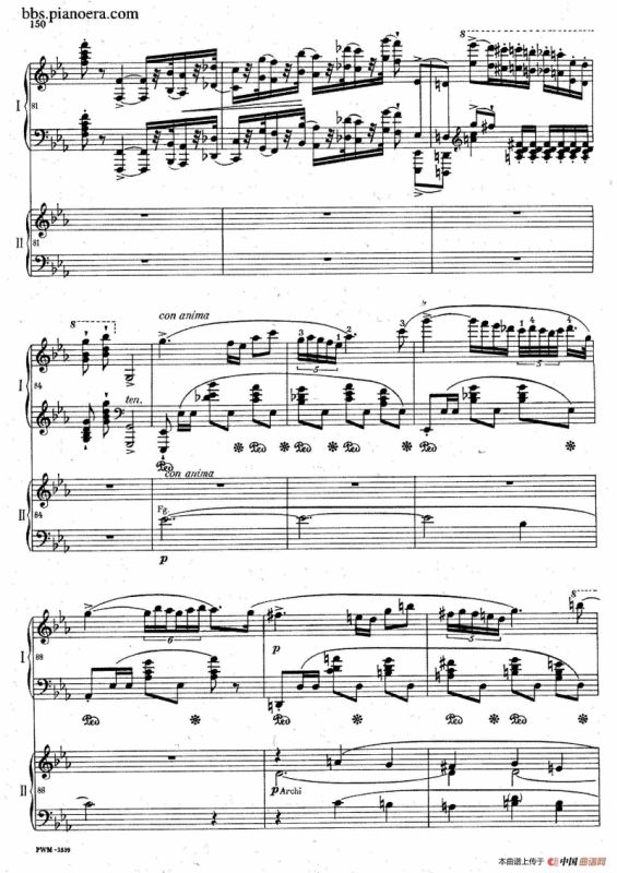 Grande Polonaise Brilliante Preceded by an Andante Spianato Op.22（平静的行板与华丽的波兰舞曲·双钢琴版）
