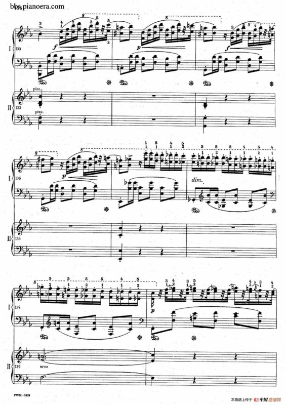 Grande Polonaise Brilliante Preceded by an Andante Spianato Op.22（平静的行板与华丽的波兰舞曲·双钢琴版）