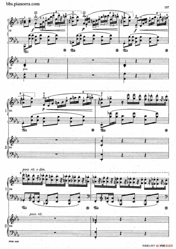 Grande Polonaise Brilliante Preceded by an Andante Spianato Op.22（平静的行板与华丽的波兰舞曲·双钢琴版）