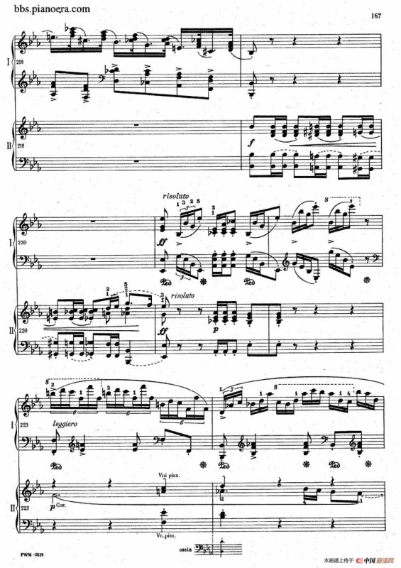 Grande Polonaise Brilliante Preceded by an Andante Spianato Op.22（平静的行板与华丽的波兰舞曲·双钢琴版）