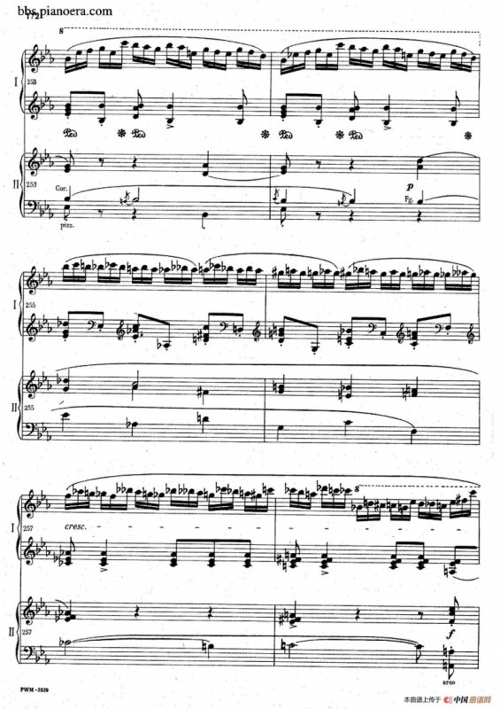 Grande Polonaise Brilliante Preceded by an Andante Spianato Op.22（平静的行板与华丽的波兰舞曲·双钢琴版）