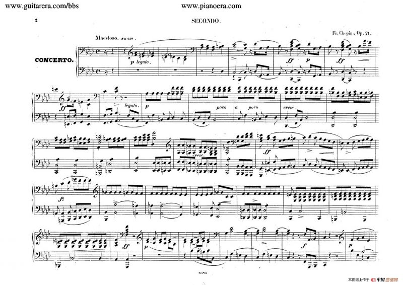 Piano Concerto No.2 in f Minor Op.21（f小调第二钢琴协奏曲·四手联弹版）