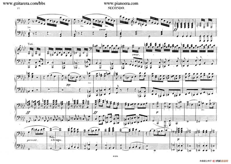 Piano Concerto No.2 in f Minor Op.21（f小调第二钢琴协奏曲·四手联弹版）