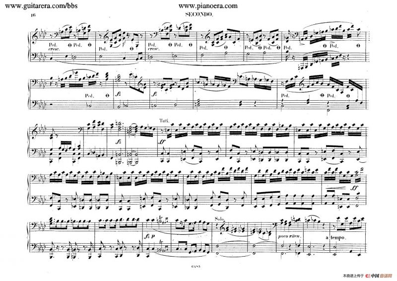 Piano Concerto No.2 in f Minor Op.21（f小调第二钢琴协奏曲·四手联弹版）