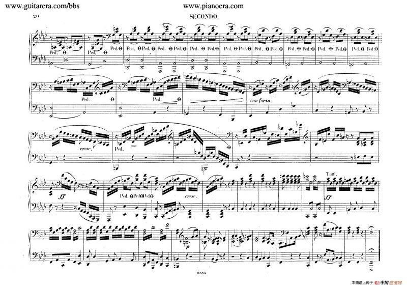 Piano Concerto No.2 in f Minor Op.21（f小调第二钢琴协奏曲·四手联弹版）