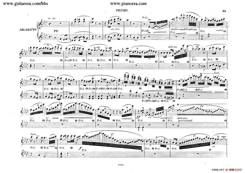 Piano Concerto No.2 in f Minor Op.21（f小调第二钢琴协奏曲·四手联弹版）