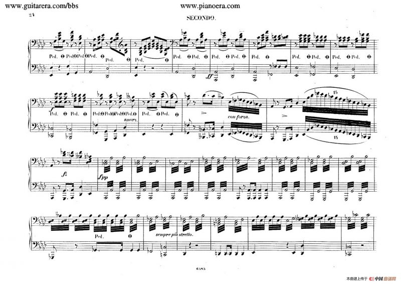 Piano Concerto No.2 in f Minor Op.21（f小调第二钢琴协奏曲·四手联弹版）