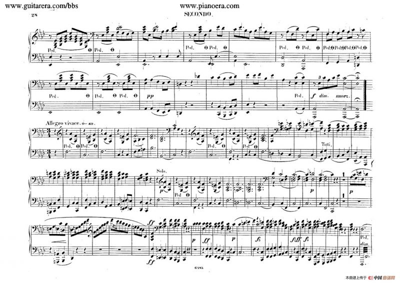 Piano Concerto No.2 in f Minor Op.21（f小调第二钢琴协奏曲·四手联弹版）