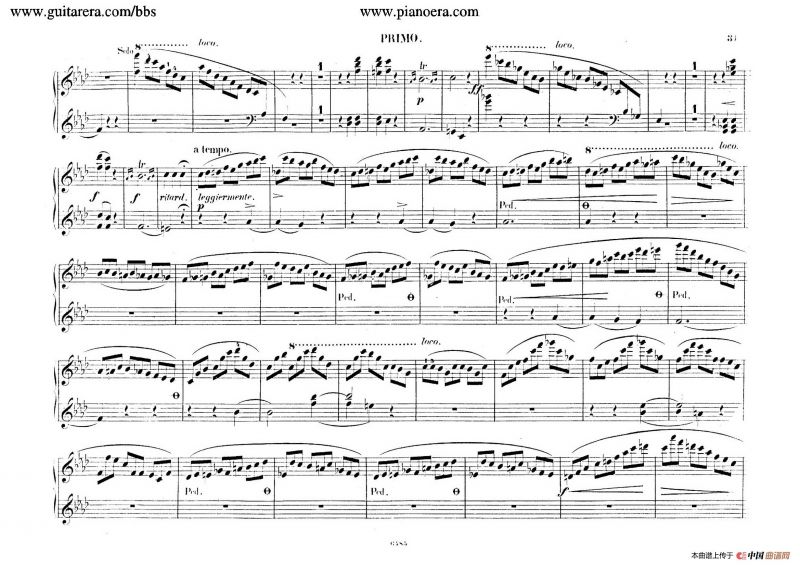 Piano Concerto No.2 in f Minor Op.21（f小调第二钢琴协奏曲·四手联弹版）