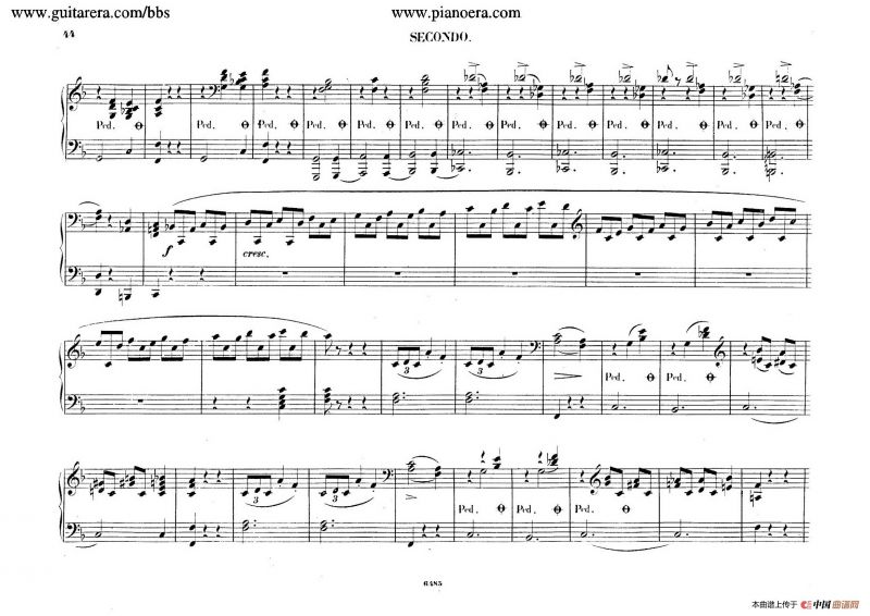 Piano Concerto No.2 in f Minor Op.21（f小调第二钢琴协奏曲·四手联弹版）