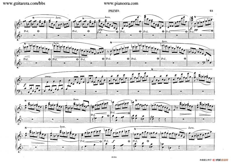 Piano Concerto No.2 in f Minor Op.21（f小调第二钢琴协奏曲·四手联弹版）