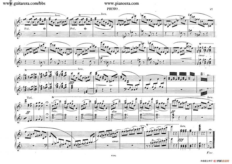 Piano Concerto No.2 in f Minor Op.21（f小调第二钢琴协奏曲·四手联弹版）