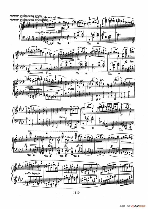 Piano Concerto No.2 in f Minor Op.21（f小调第二钢琴协奏曲·钢琴独奏版）