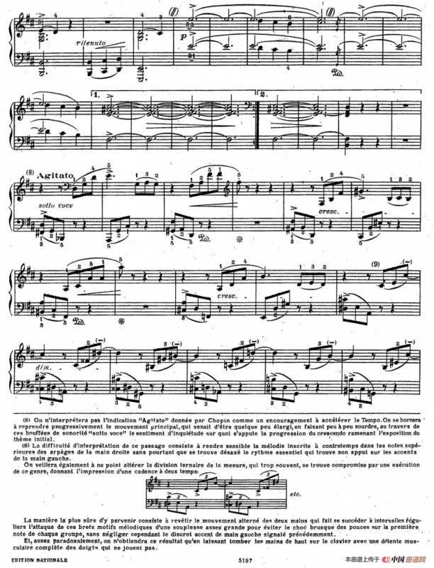 Scherzo No.1 in b Minor Op.20（b小调第一谐谑曲）