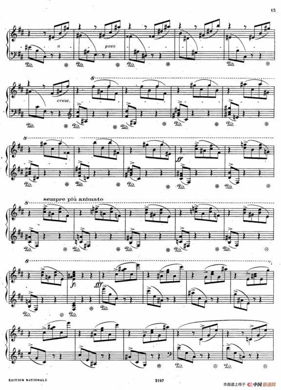 Scherzo No.1 in b Minor Op.20（b小调第一谐谑曲）
