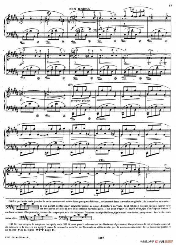 Scherzo No.1 in b Minor Op.20（b小调第一谐谑曲）