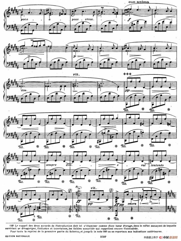 Scherzo No.1 in b Minor Op.20（b小调第一谐谑曲）