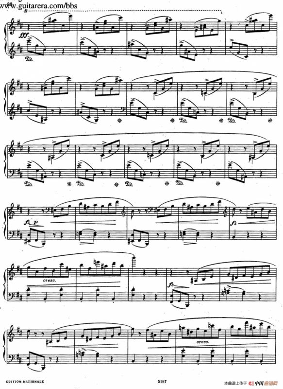 Scherzo No.1 in b Minor Op.20（b小调第一谐谑曲）