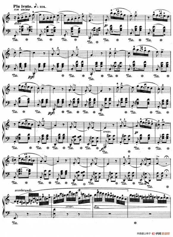 Bolero in C Major Op.19（C大调波莱罗舞曲）