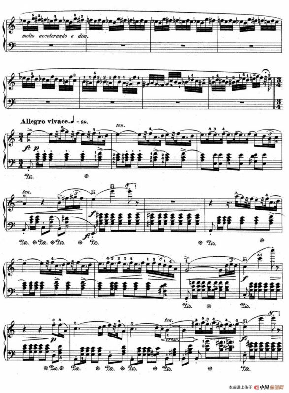 Bolero in C Major Op.19（C大调波莱罗舞曲）