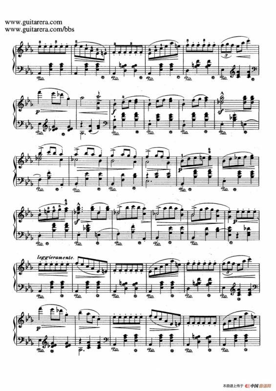 Grande Valse Brillante in E-flat Major Op.18 （降E大调华丽辉煌圆舞曲）