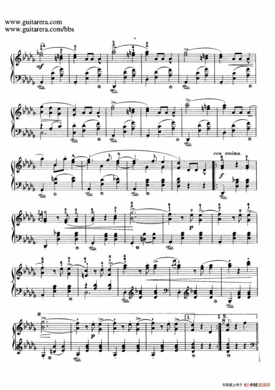 Grande Valse Brillante in E-flat Major Op.18 （降E大调华丽辉煌圆舞曲）