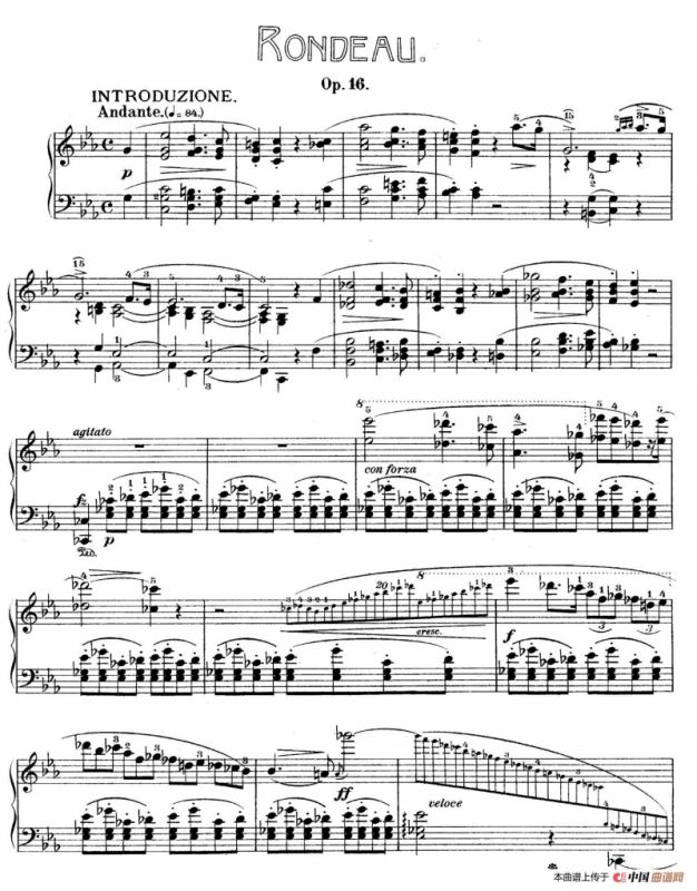 Rondo in E flat Major Op.16（降E大调回旋曲）