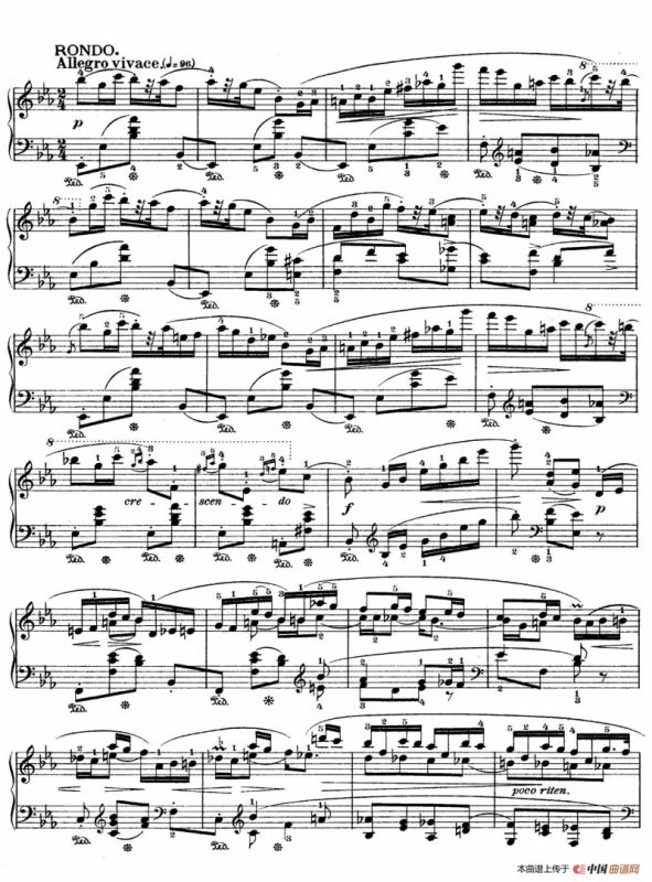 Rondo in E flat Major Op.16（降E大调回旋曲）