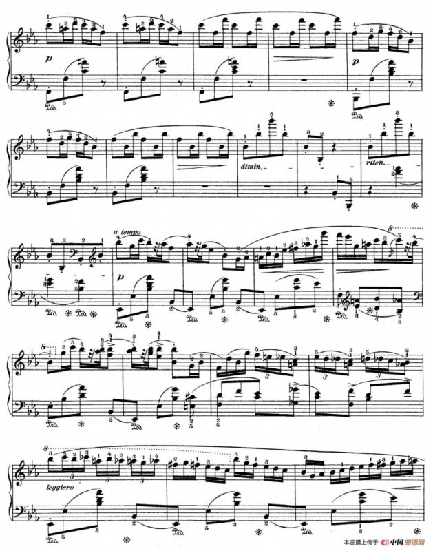 Rondo in E flat Major Op.16（降E大调回旋曲）