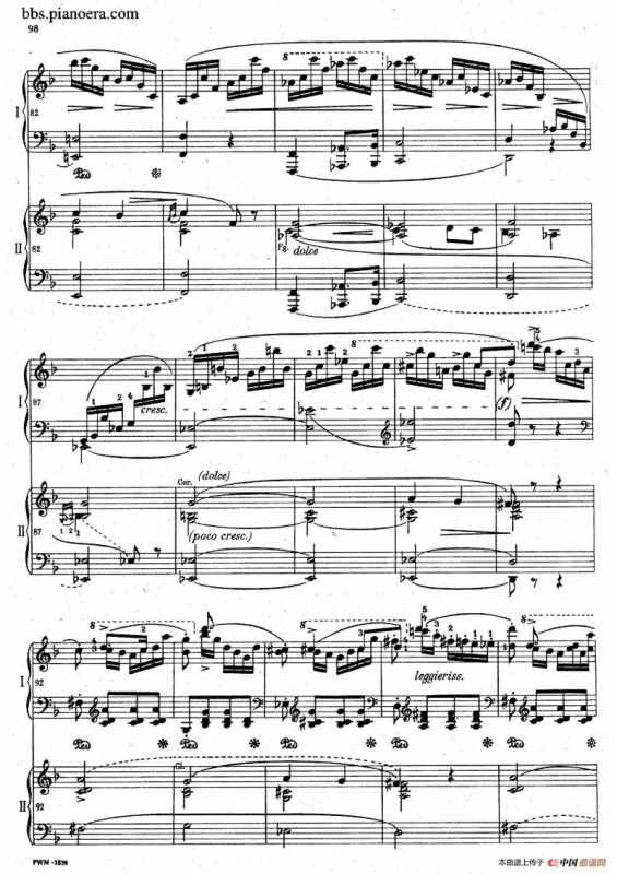 Krakowiak Grand Rondo de Concert Op.14（克拉科维克音乐会用大回旋曲·双钢琴版）