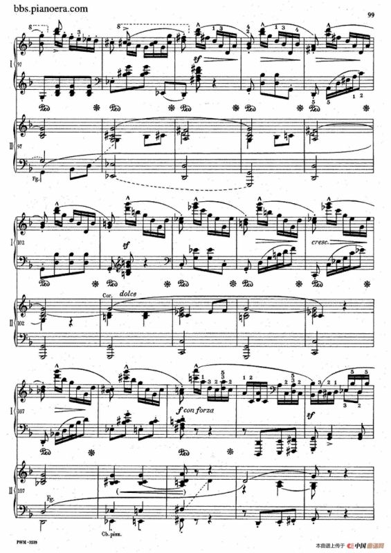 Krakowiak Grand Rondo de Concert Op.14（克拉科维克音乐会用大回旋曲·双钢琴版）