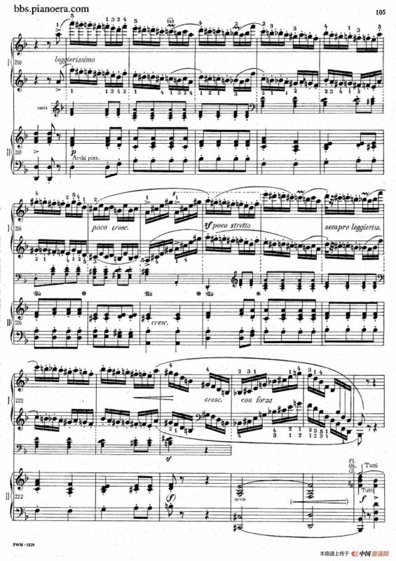 Krakowiak Grand Rondo de Concert Op.14（克拉科维克音乐会用大回旋曲·双钢琴版）