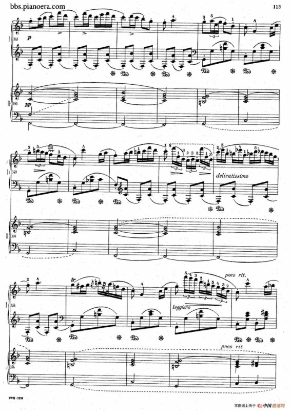 Krakowiak Grand Rondo de Concert Op.14（克拉科维克音乐会用大回旋曲·双钢琴版）