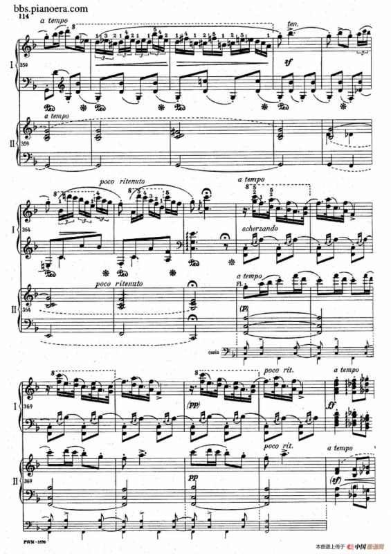 Krakowiak Grand Rondo de Concert Op.14（克拉科维克音乐会用大回旋曲·双钢琴版）