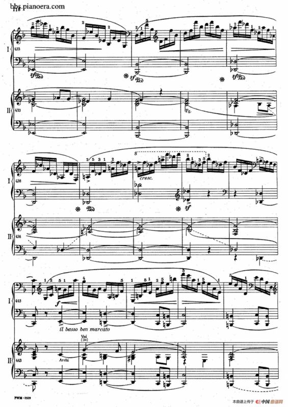 Krakowiak Grand Rondo de Concert Op.14（克拉科维克音乐会用大回旋曲·双钢琴版）