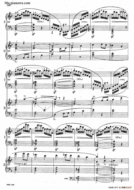 Krakowiak Grand Rondo de Concert Op.14（克拉科维克音乐会用大回旋曲·双钢琴版）