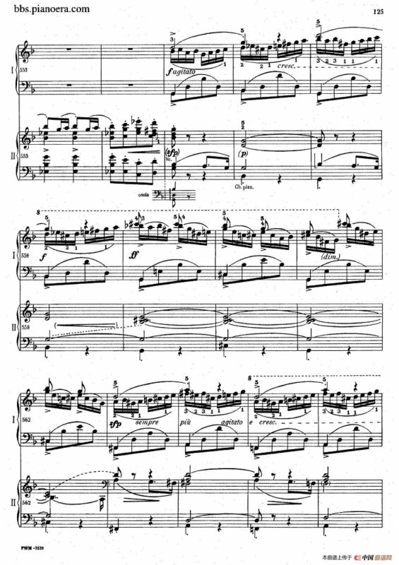 Krakowiak Grand Rondo de Concert Op.14（克拉科维克音乐会用大回旋曲·双钢琴版）