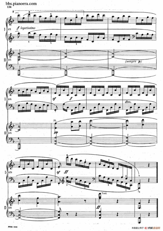 Krakowiak Grand Rondo de Concert Op.14（克拉科维克音乐会用大回旋曲·双钢琴版）