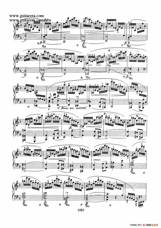 Krakowiak Grand Rondo de Concert Op.14 （克拉科维克音乐会用大回旋曲·钢琴独奏版）