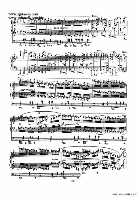 Krakowiak Grand Rondo de Concert Op.14 （克拉科维克音乐会用大回旋曲·钢琴独奏版）