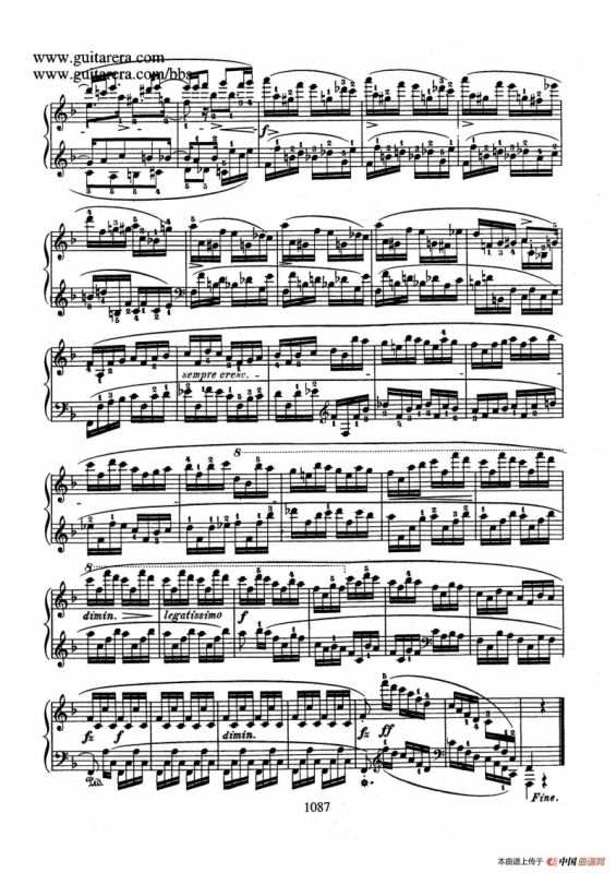 Krakowiak Grand Rondo de Concert Op.14 （克拉科维克音乐会用大回旋曲·钢琴独奏版）