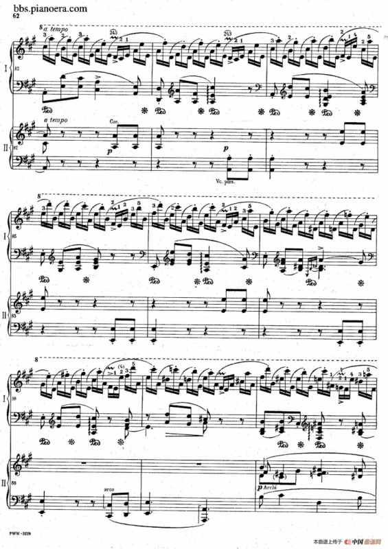 Grand Fantasy on Polish Airs Op.13（华丽的波兰民歌幻想曲·双钢琴版）