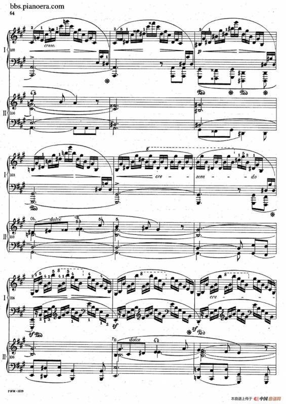 Grand Fantasy on Polish Airs Op.13（华丽的波兰民歌幻想曲·双钢琴版）