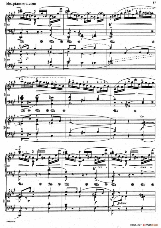 Grand Fantasy on Polish Airs Op.13（华丽的波兰民歌幻想曲·双钢琴版）