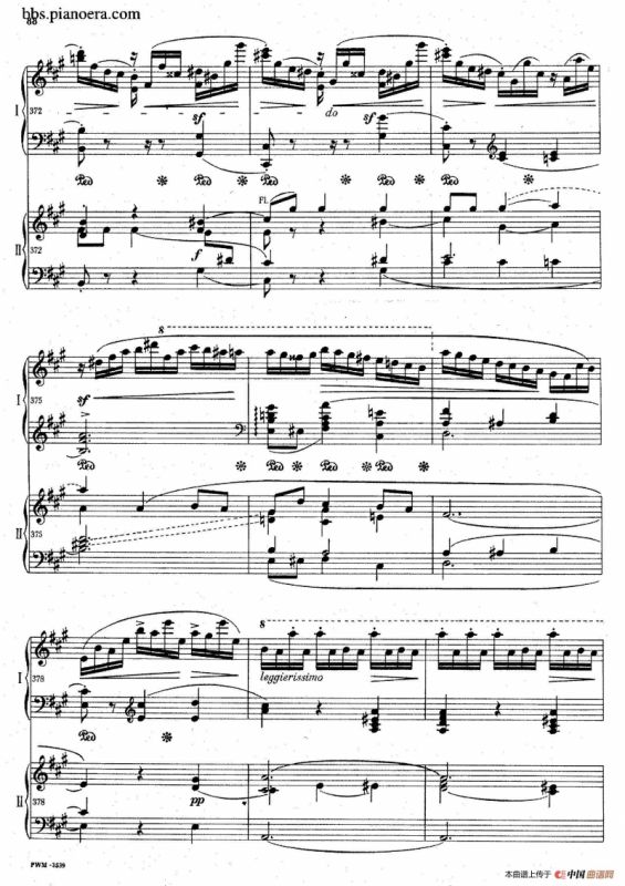 Grand Fantasy on Polish Airs Op.13（华丽的波兰民歌幻想曲·双钢琴版）