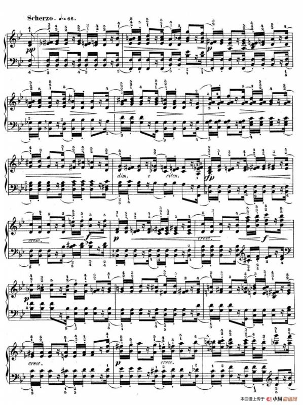 Variations on Je Vends Des Scapulaires Op.12（降B大调华丽变奏曲）