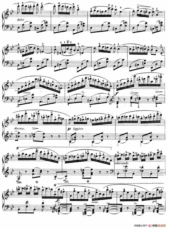 Variations on Je Vends Des Scapulaires Op.12（降B大调华丽变奏曲）